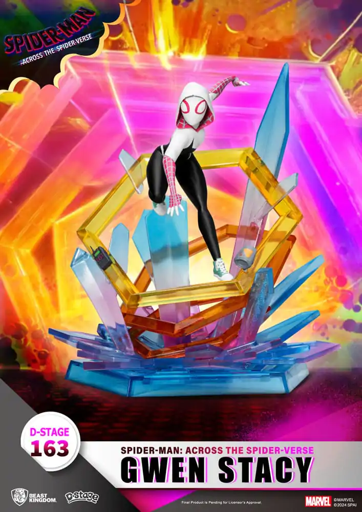 Marvel D-Stage Spider-Man: Across the Spider-Verse Gwen Stacy PVC Diorama szobor figura 15 cm termékfotó