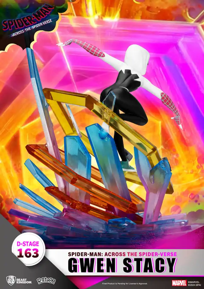 Marvel D-Stage Spider-Man: Across the Spider-Verse Gwen Stacy PVC Diorama szobor figura 15 cm termékfotó