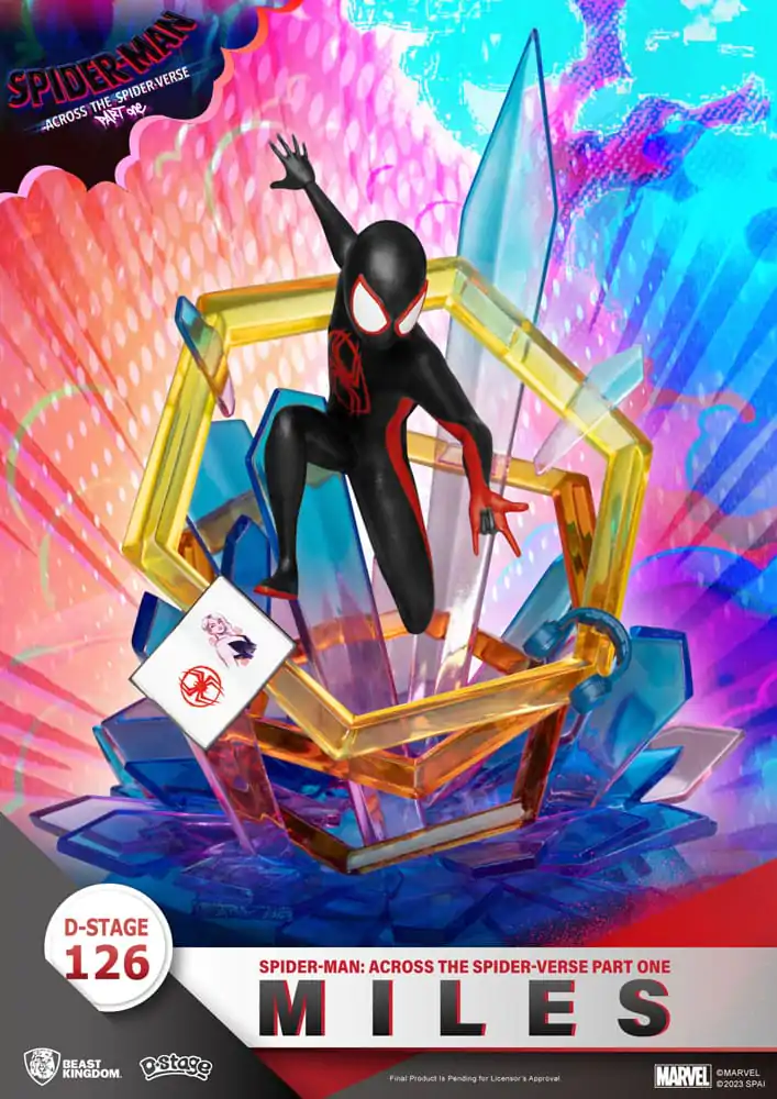 Marvel D-Stage Spider-Man: Across the Spider-Verse Part One-Miles PVC Diorama szobor figura 15 cm termékfotó