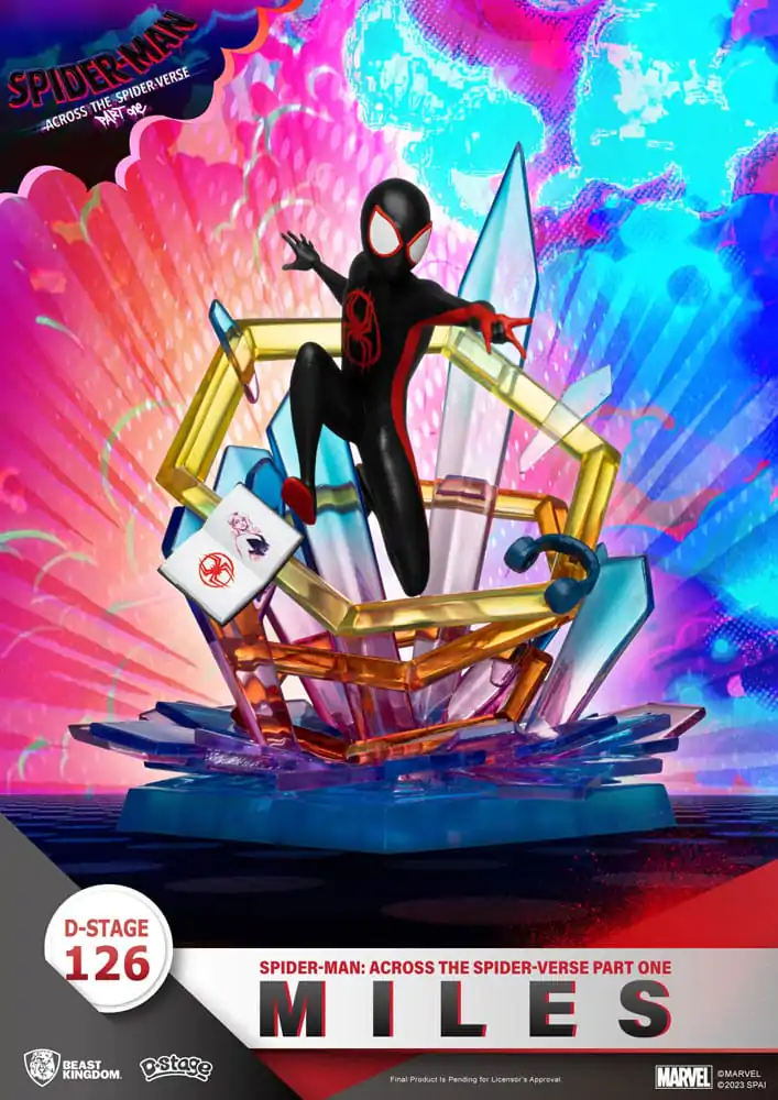 Marvel D-Stage Spider-Man: Across the Spider-Verse Part One-Miles PVC Diorama szobor figura 15 cm termékfotó