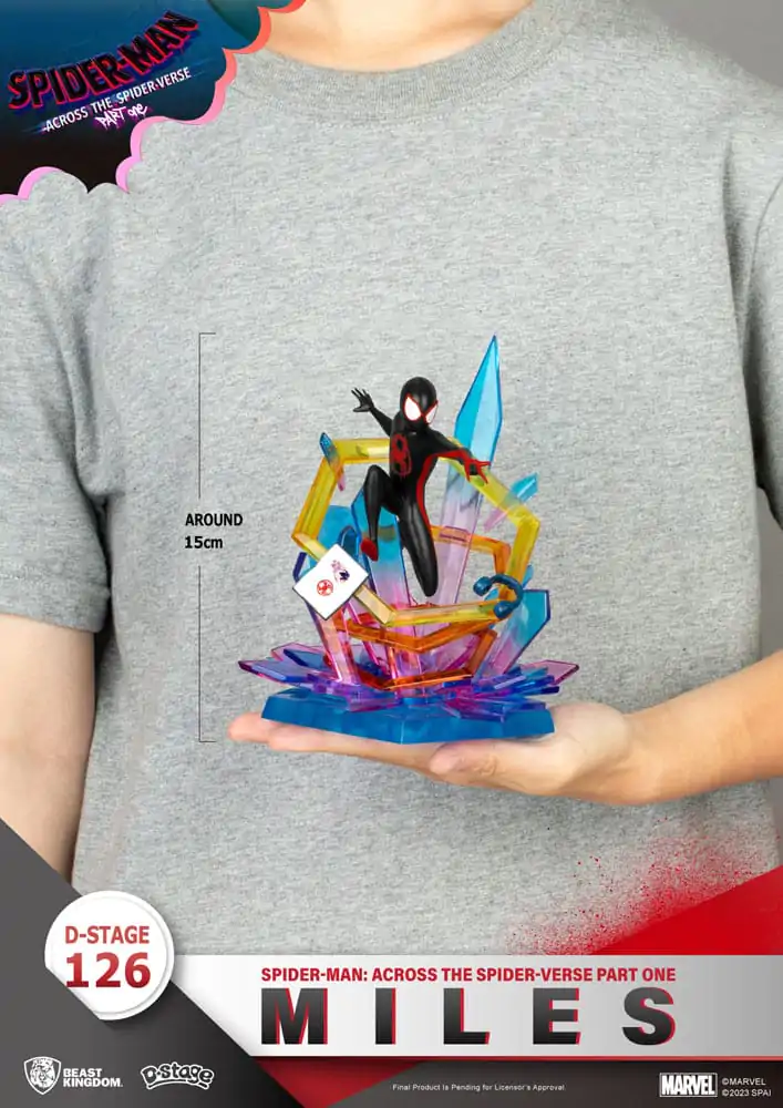 Marvel D-Stage Spider-Man: Across the Spider-Verse Part One-Miles PVC Diorama szobor figura 15 cm termékfotó