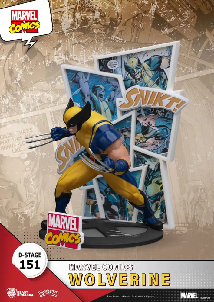 Marvel D-Stage Wolverine PVC Diorama 16 cm termékfotó