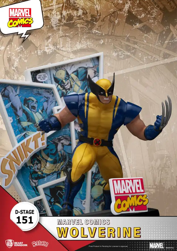 Marvel D-Stage Wolverine PVC Diorama 16 cm termékfotó