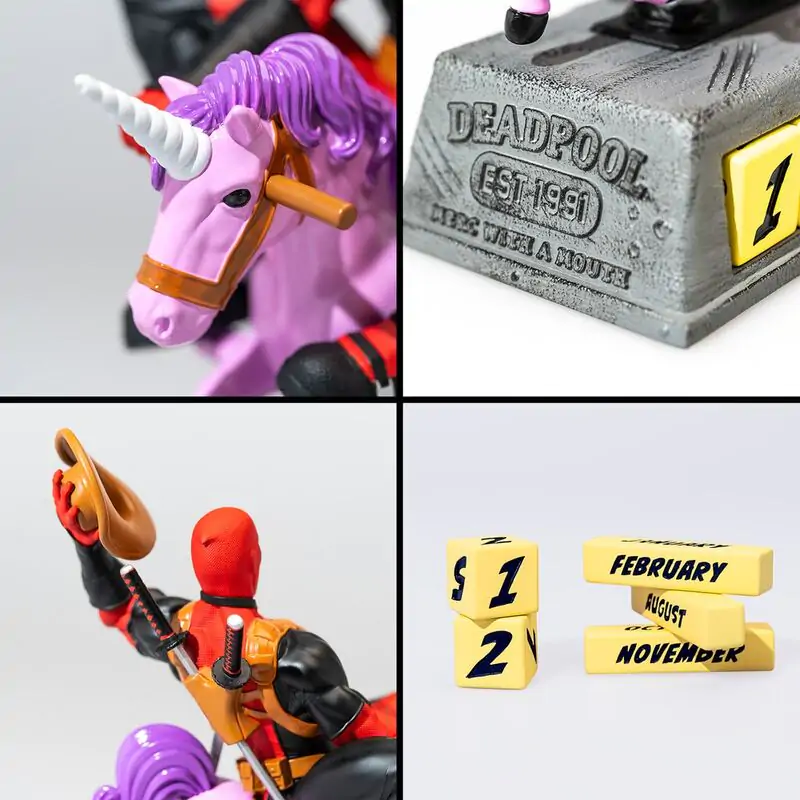 Marvel Deadpool 3D perpetual calendar termékfotó