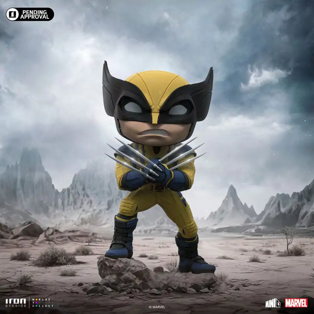 Marvel Deadpool & Wolverine Mini Co. PVC figura Wolverine 13 cm termékfotó