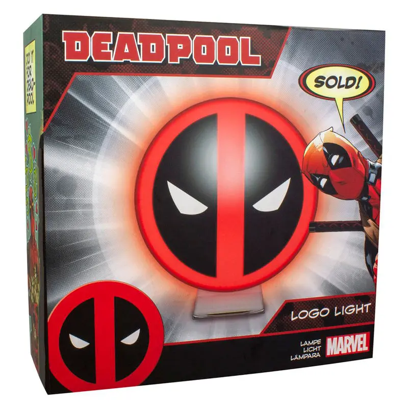 Marvel Deadpool logós lámpa termékfotó