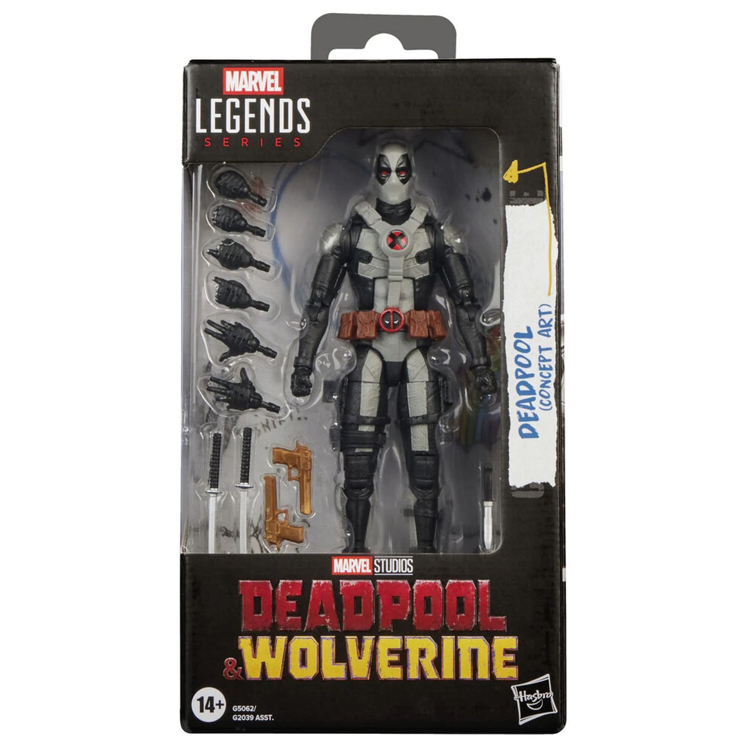 Marvel Deadpool & Wolrerine Deadpool Concept Art akciófigura termékfotó