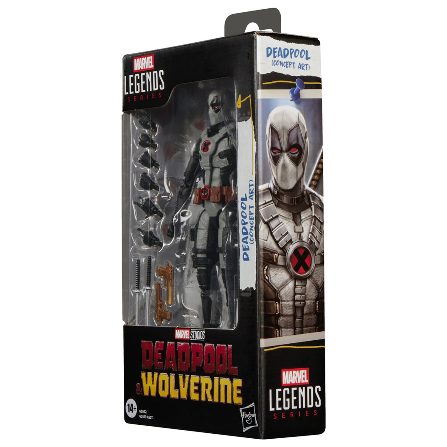 Marvel Deadpool & Wolrerine Deadpool Concept Art akciófigura termékfotó