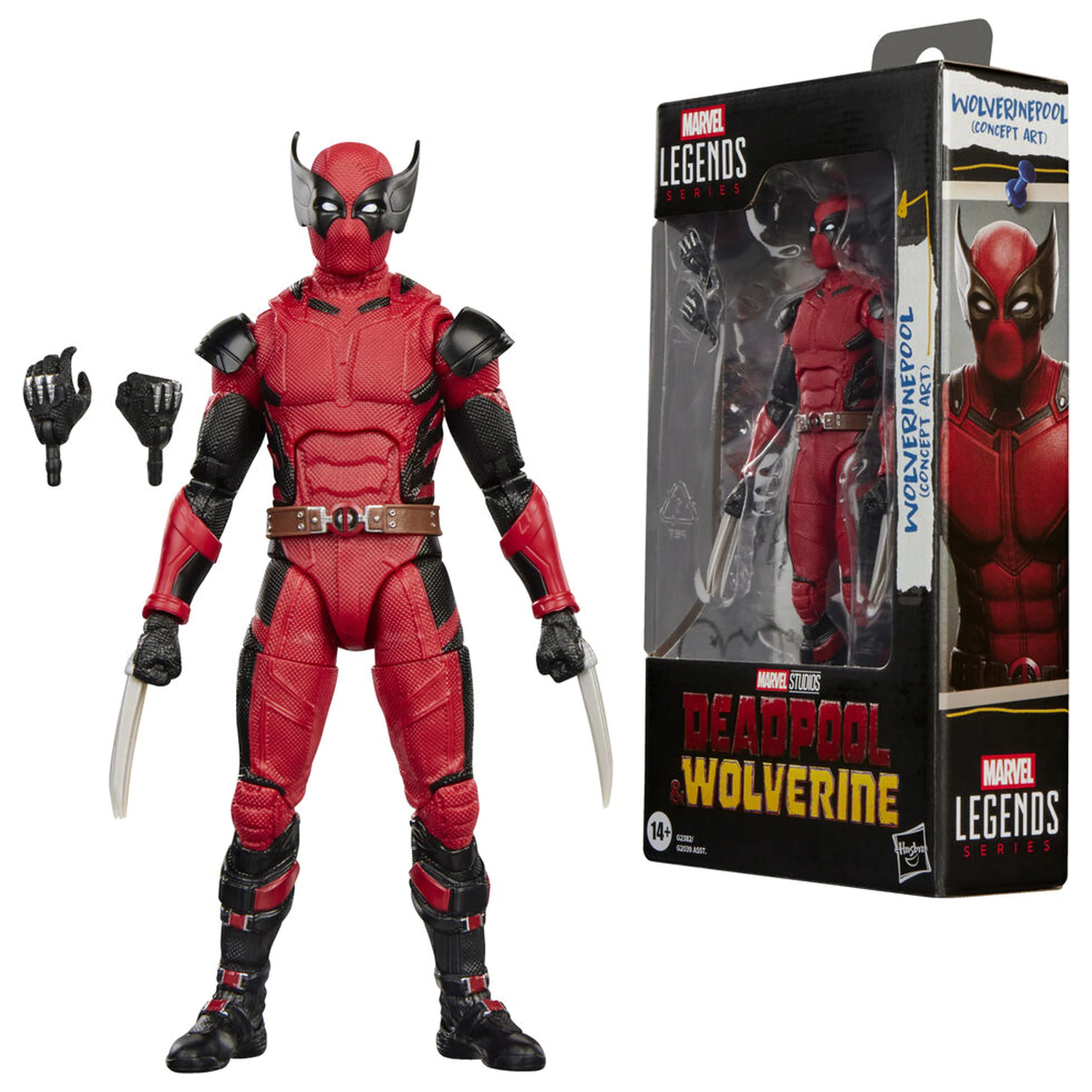 Marvel Deadpool & Wolrerine Wolverinepool Concept Art akciófigura termékfotó