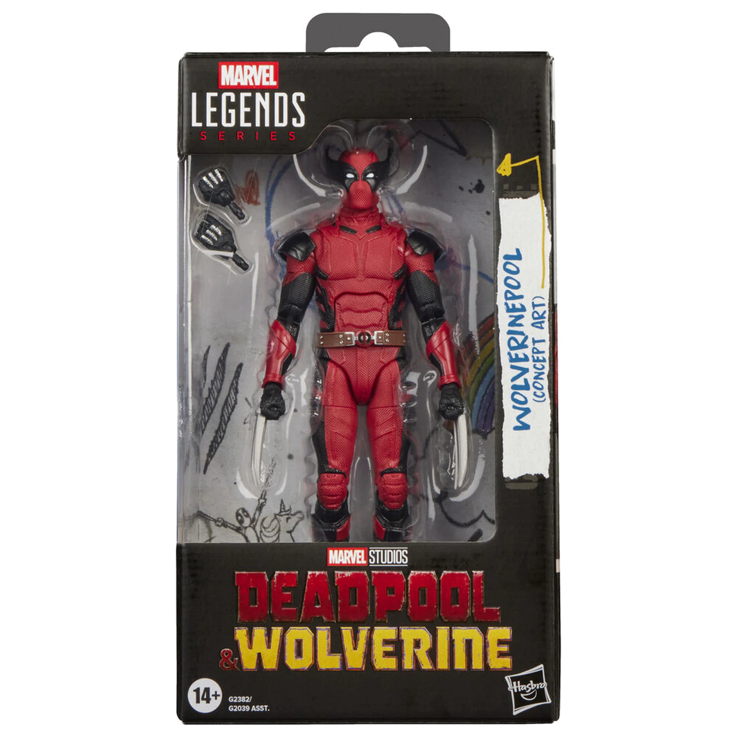Marvel Deadpool & Wolrerine Wolverinepool Concept Art akciófigura termékfotó
