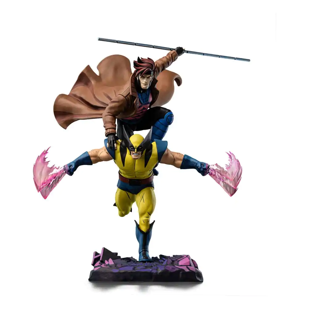 Marvel Deluxe Art Scale 1/10 X-Men´97 Gambit & Wolverine szobor figura 29 cm termékfotó