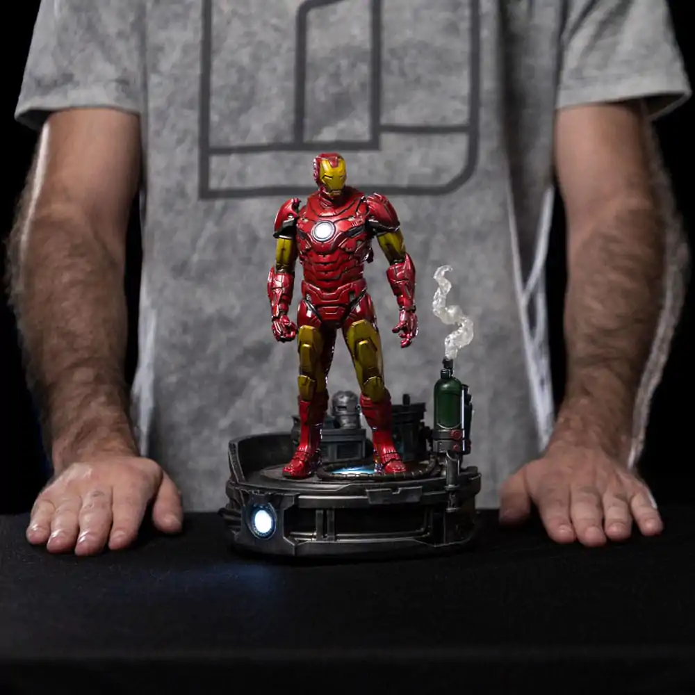 Marvel Deluxe Art Scale1/10 Iron Man Unleashed szobor figura 23 cm termékfotó