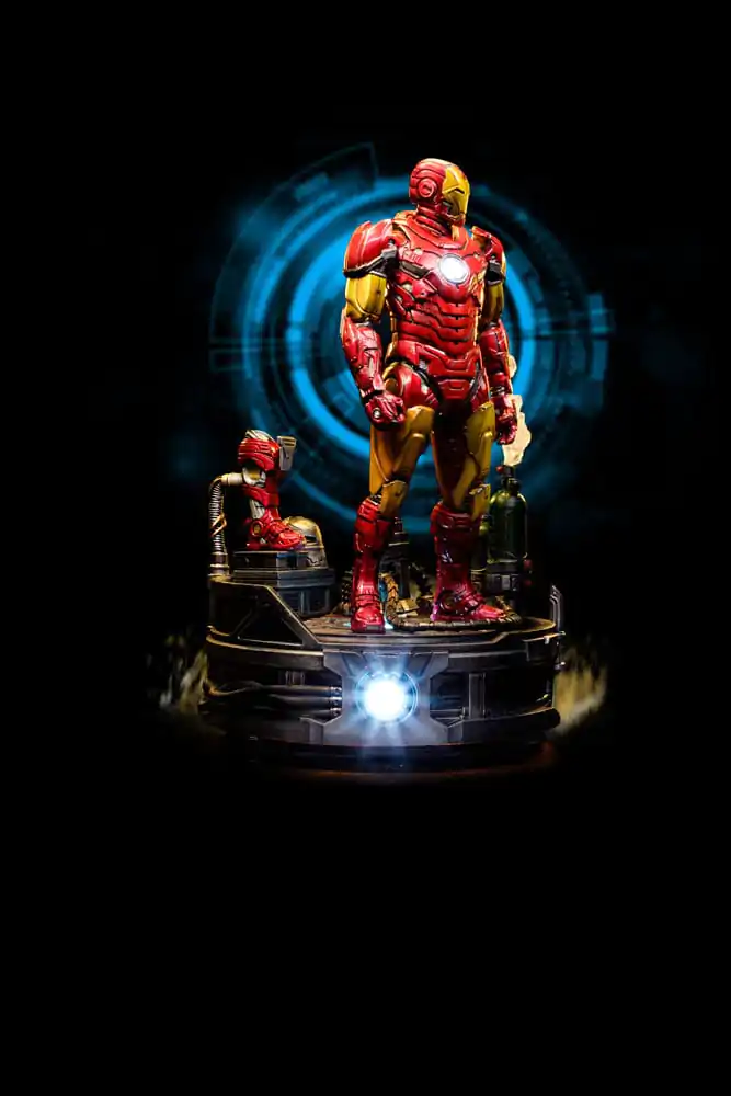 Marvel Deluxe Art Scale1/10 Iron Man Unleashed szobor figura 23 cm termékfotó