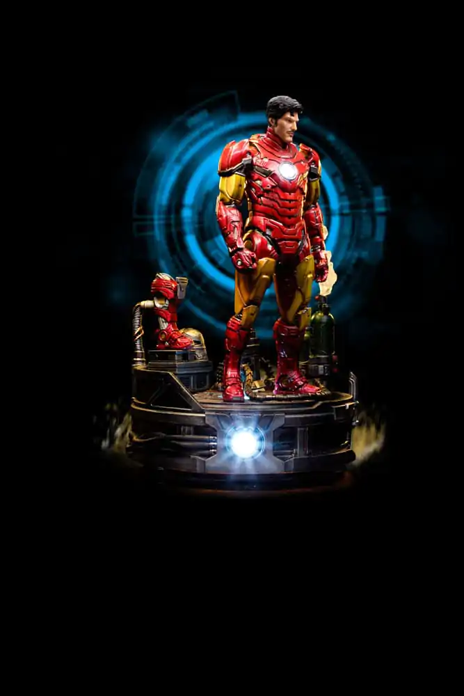 Marvel Deluxe Art Scale1/10 Iron Man Unleashed szobor figura 23 cm termékfotó