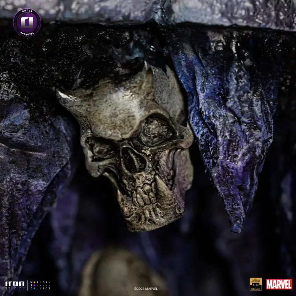 Marvel Deluxe BDS Art Scala 1/10 Thanos Infinity Gaunlet Diorama szobor figura 42 cm termékfotó