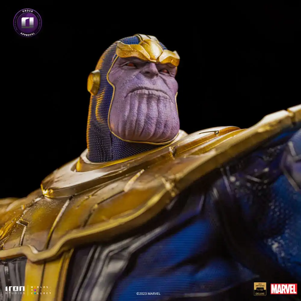 Marvel Deluxe BDS Art Scala 1/10 Thanos Infinity Gaunlet Diorama szobor figura 42 cm termékfotó