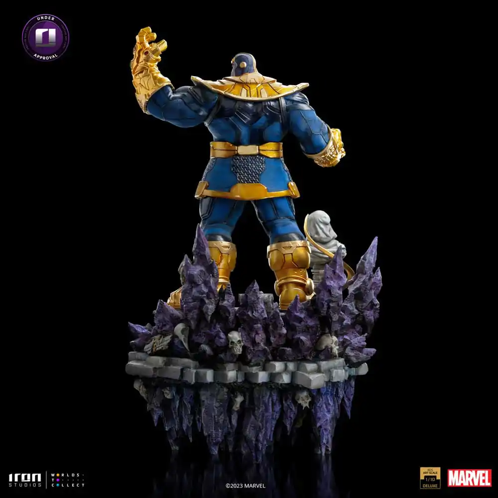 Marvel Deluxe BDS Art Scala 1/10 Thanos Infinity Gaunlet Diorama szobor figura 42 cm termékfotó