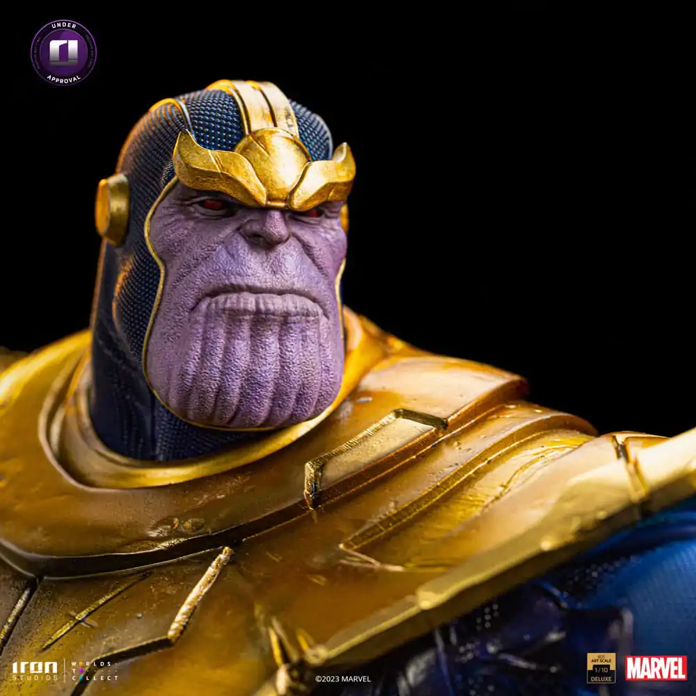 Marvel Deluxe BDS Art Scala 1/10 Thanos Infinity Gaunlet Diorama szobor figura 42 cm termékfotó