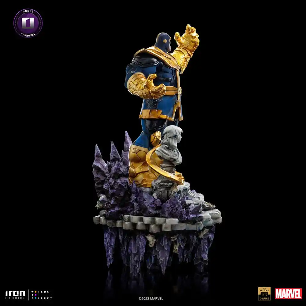 Marvel Deluxe BDS Art Scala 1/10 Thanos Infinity Gaunlet Diorama szobor figura 42 cm termékfotó