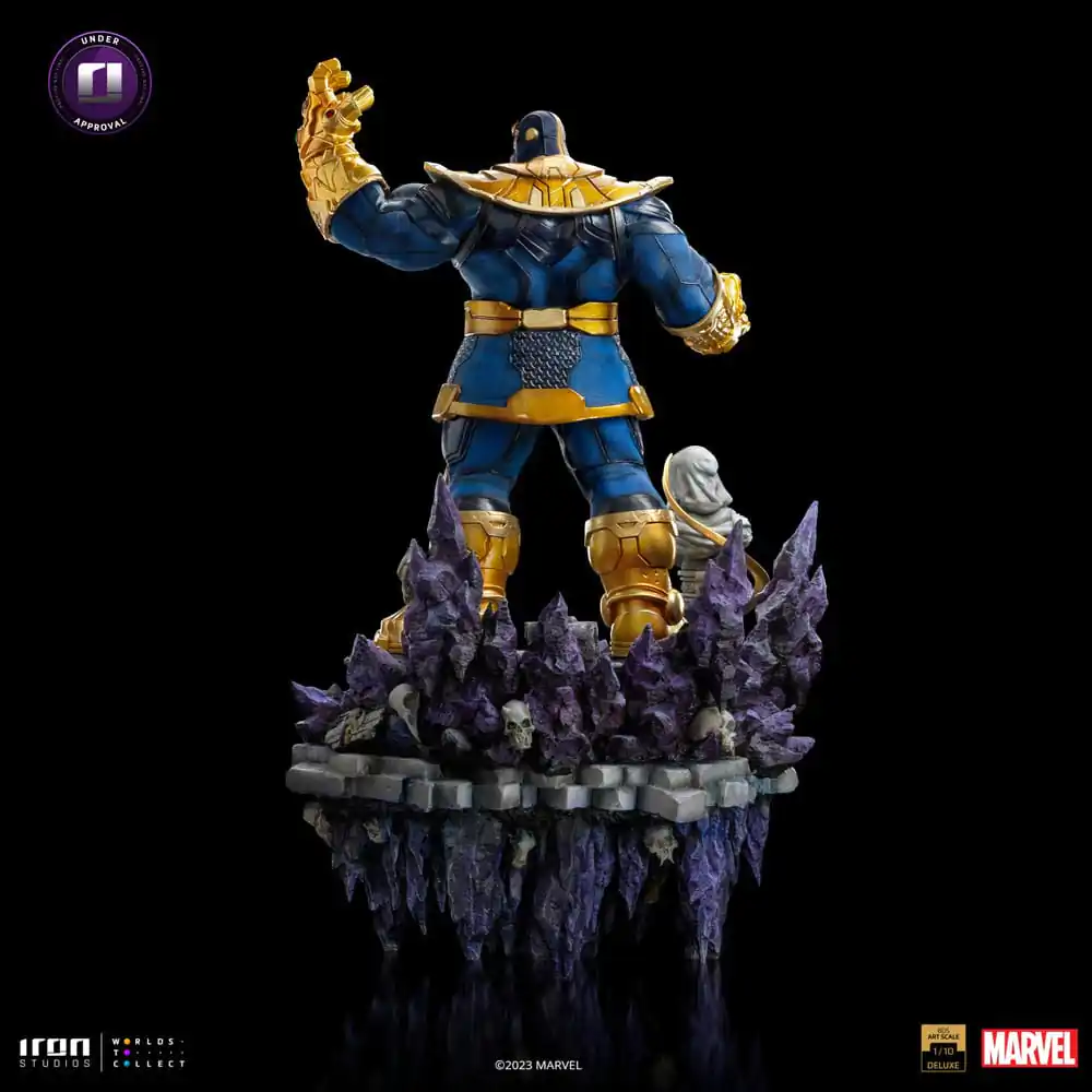 Marvel Deluxe BDS Art Scala 1/10 Thanos Infinity Gaunlet Diorama szobor figura 42 cm termékfotó