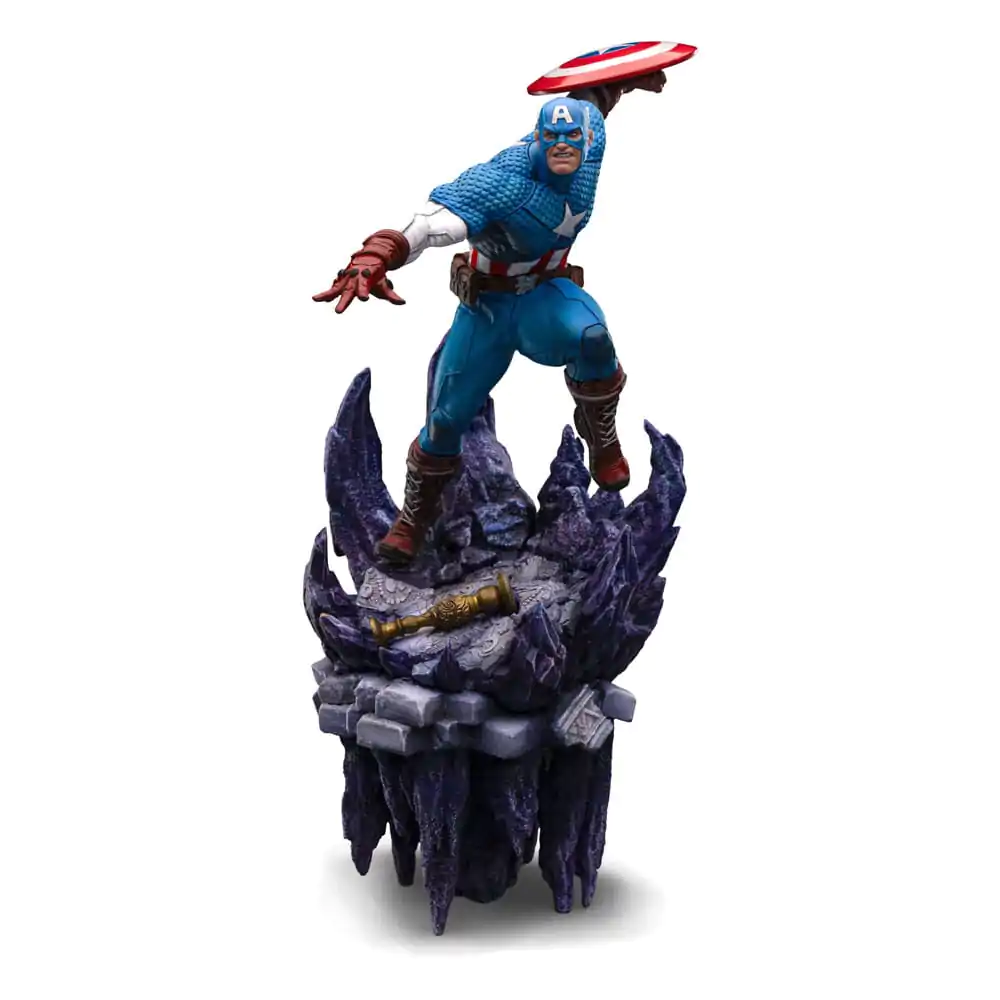 Marvel Deluxe BDS Art Scale 1/10 Captain America szobor figura 34 cm termékfotó