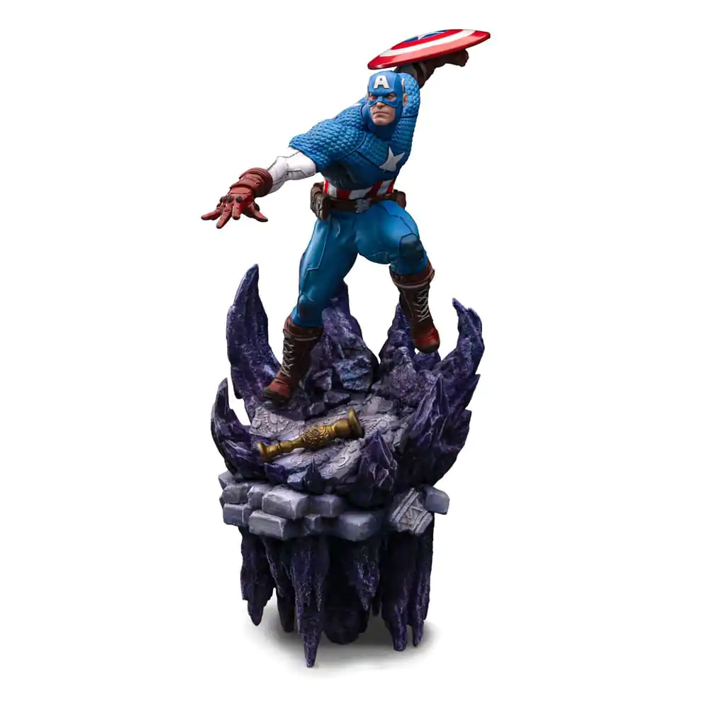 Marvel Deluxe BDS Art Scale 1/10 Captain America szobor figura 34 cm termékfotó