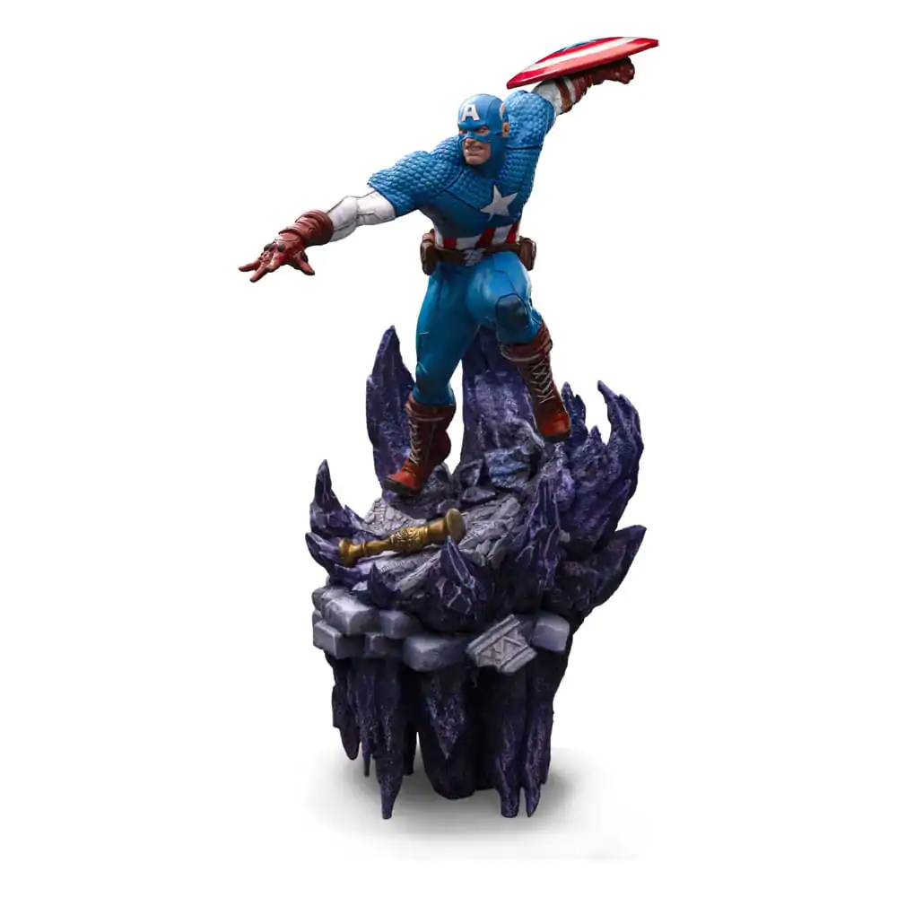 Marvel Deluxe BDS Art Scale 1/10 Captain America szobor figura 34 cm termékfotó