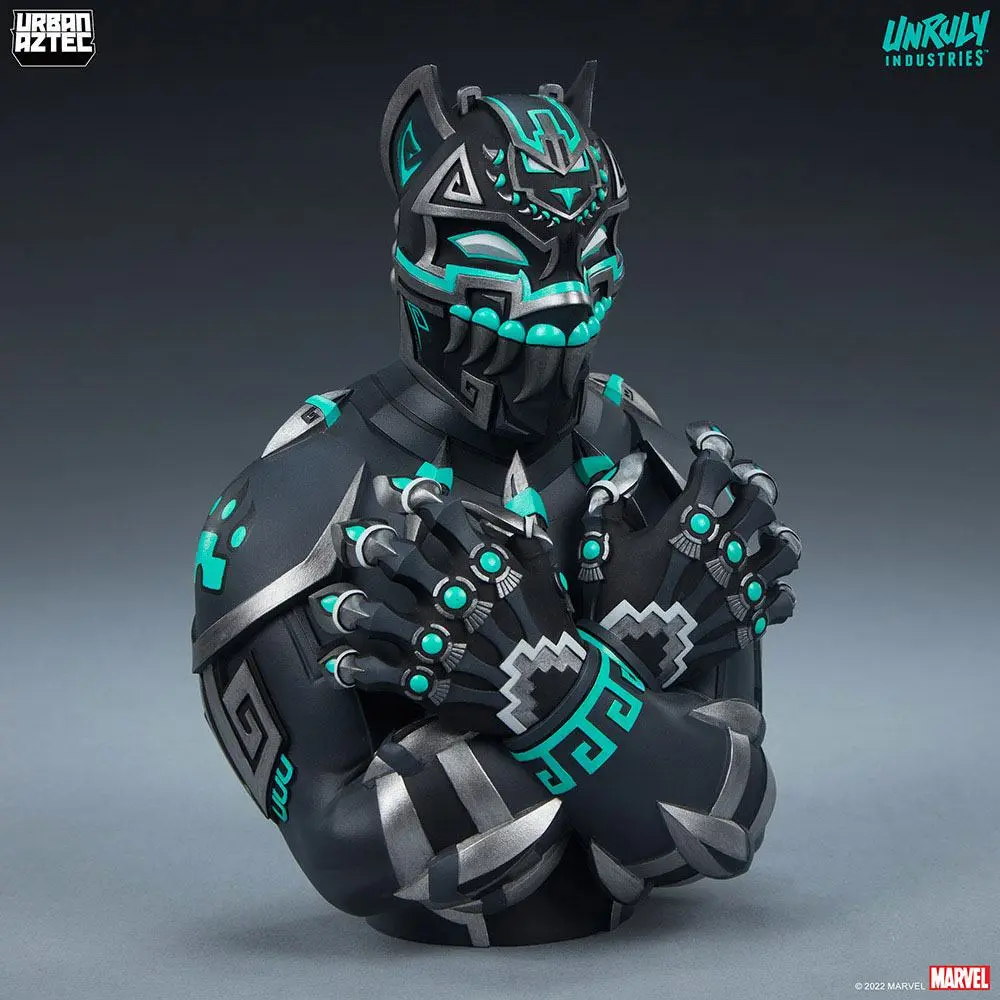 Marvel Designer Collectible Black Panther by Jesse Hernandez Vinyl mellszobor figura 19 cm termékfotó