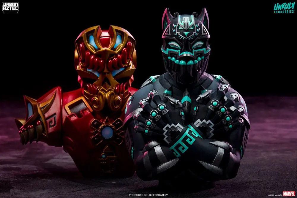 Marvel Designer Collectible Black Panther by Jesse Hernandez Vinyl mellszobor figura 19 cm termékfotó