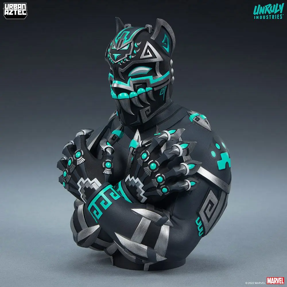 Marvel Designer Collectible Black Panther by Jesse Hernandez Vinyl mellszobor figura 19 cm termékfotó