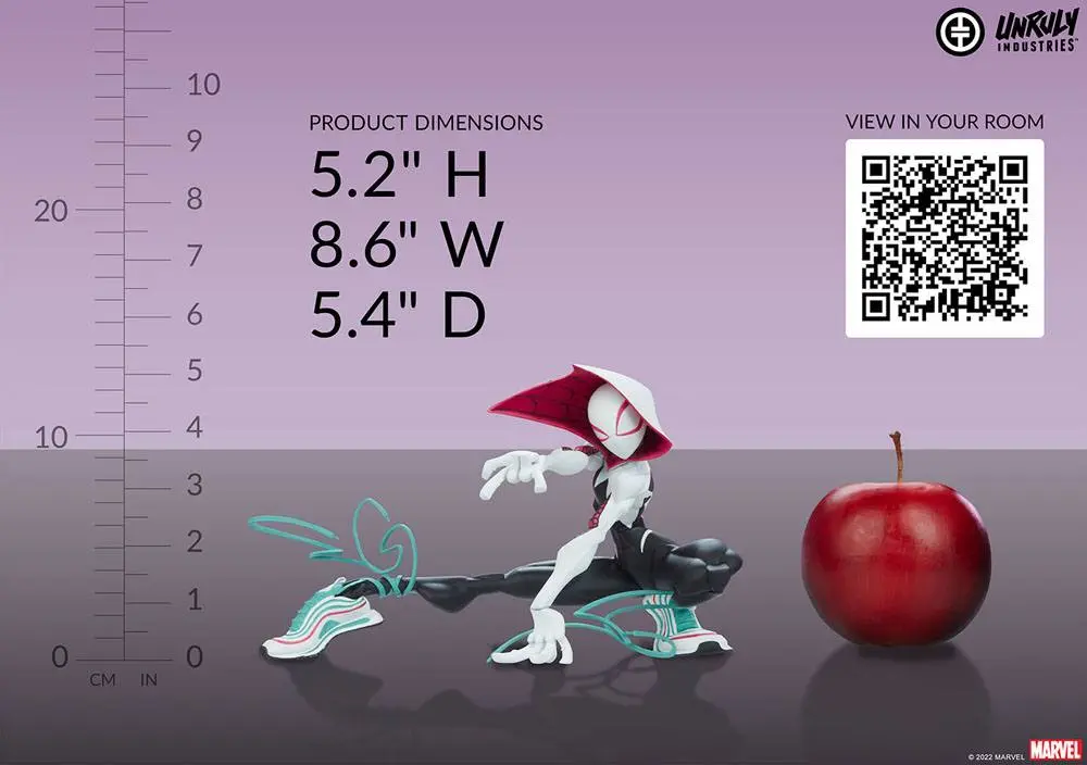 Marvel Designer Series Vinyl szobor figura Ghost-Spider by Tracy Tubera 13 cm termékfotó