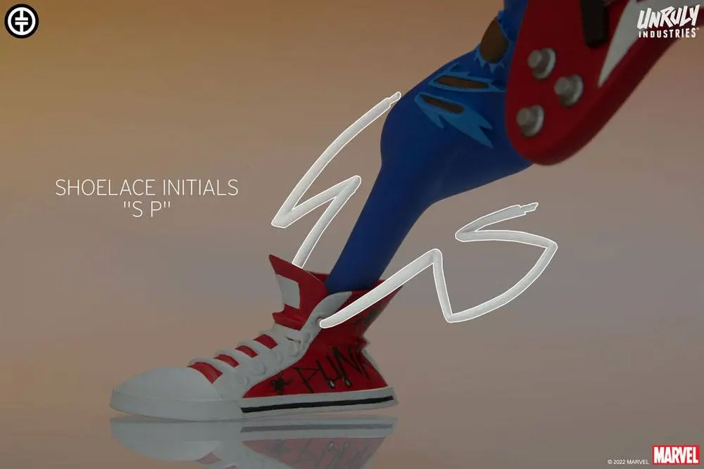 Marvel Designer Series Vinyl szobor figura Spider-Punk by Tracy Tubera 22 cm termékfotó