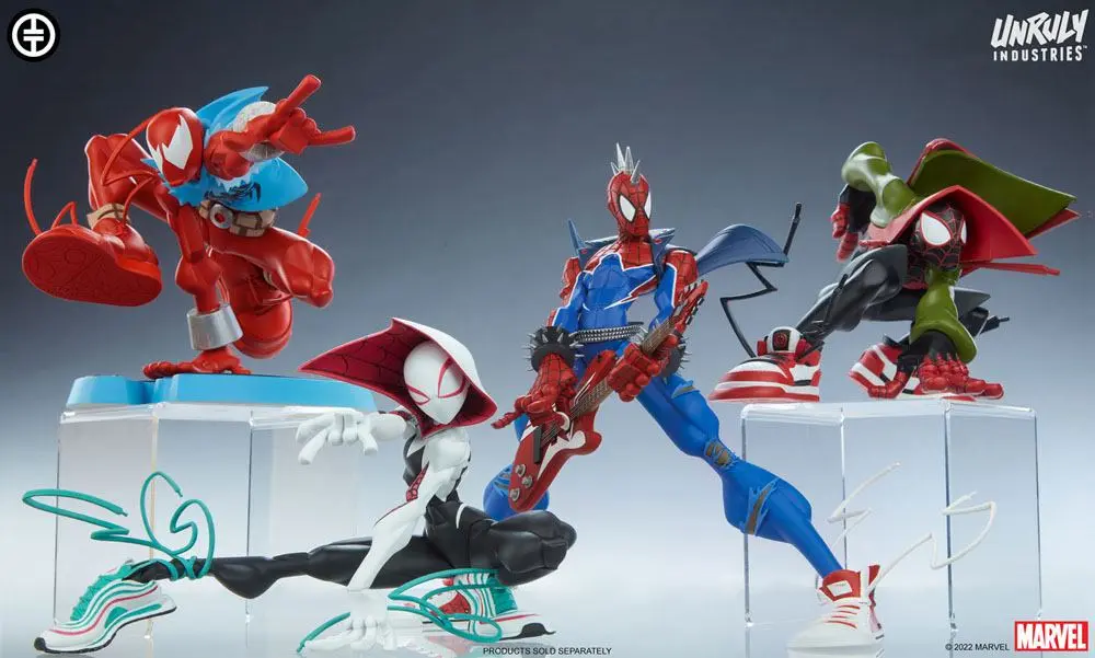 Marvel Designer Series Vinyl szobor figura Spider-Punk by Tracy Tubera 22 cm termékfotó