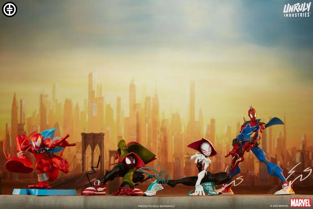 Marvel Designer Series Vinyl szobor figura Spider-Punk by Tracy Tubera 22 cm termékfotó