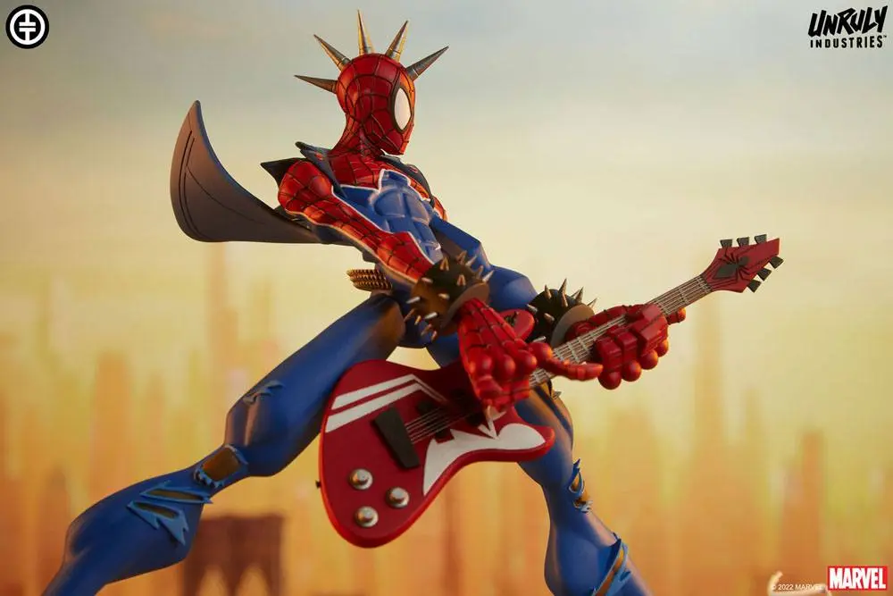 Marvel Designer Series Vinyl szobor figura Spider-Punk by Tracy Tubera 22 cm termékfotó