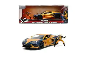 Marvel Diecast Model 1/24 Chevy Corvette X-Men Wolverine termékfotó