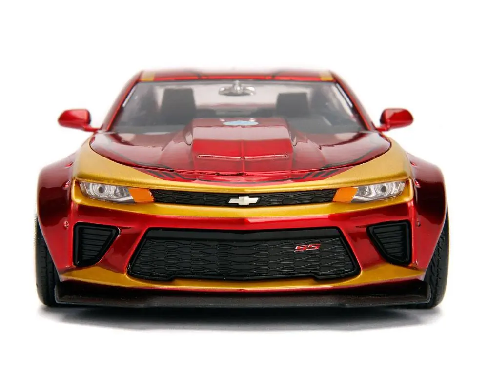 Marvel Diecast Model 1/24 Iron Man &amp; 2016 Chevrolet Camaro termékfotó