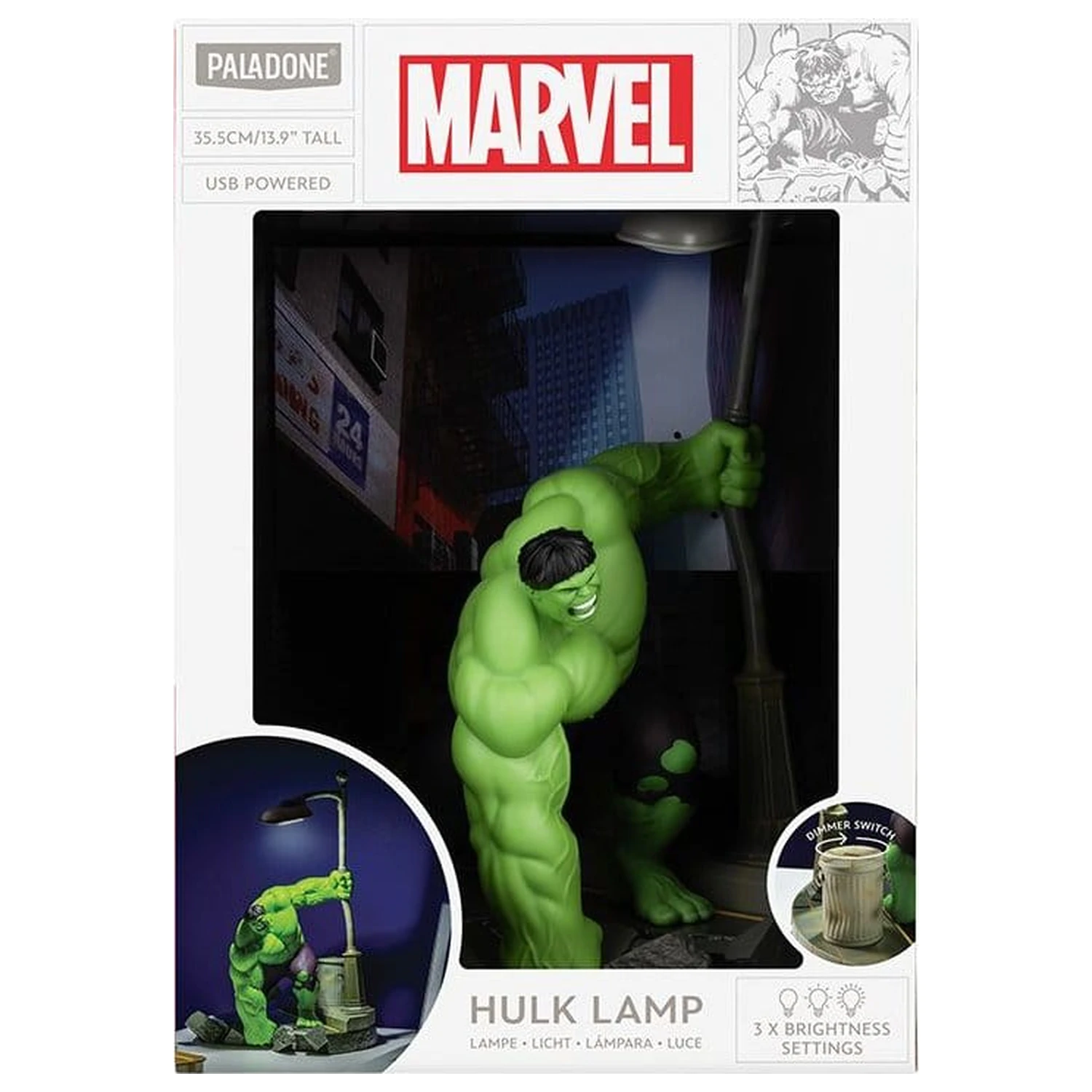 Marvel Diorama lámpa Hulk termékfotó