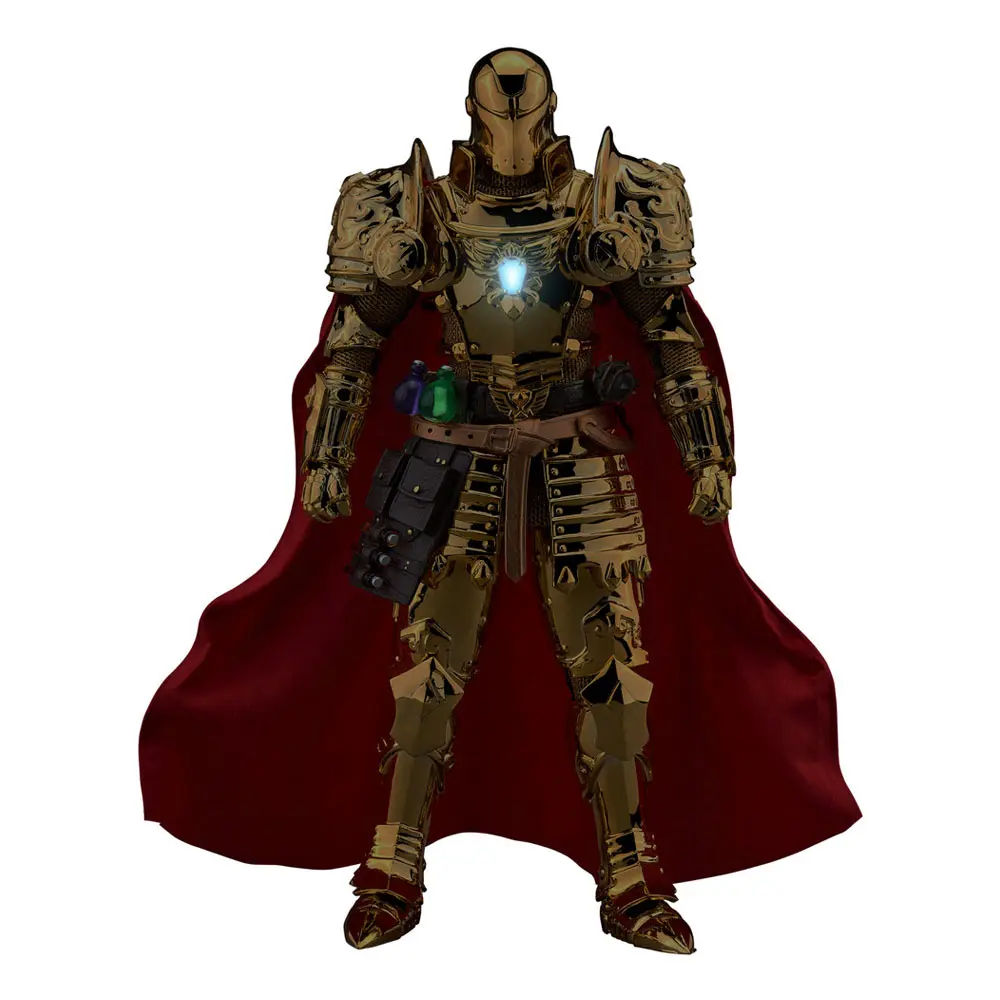 Marvel Dynamic 8ction Heroes 1/9 Medieval Knight Iron Man Gold Version akciófigura 20 cm termékfotó