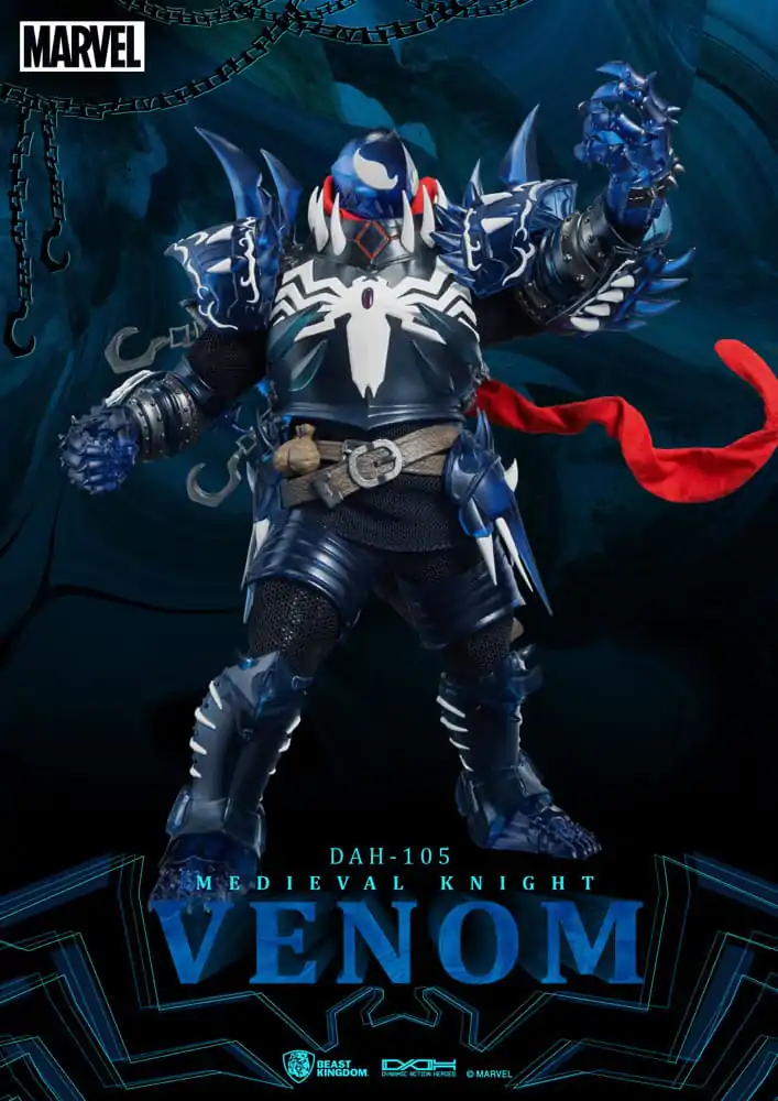 Marvel Dynamic 8ction Heroes 1/9 Medieval Knight Venom akciófigura 23 cm termékfotó