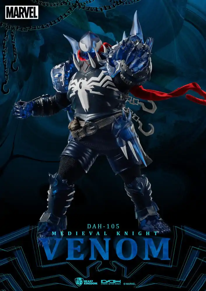 Marvel Dynamic 8ction Heroes 1/9 Medieval Knight Venom akciófigura 23 cm termékfotó