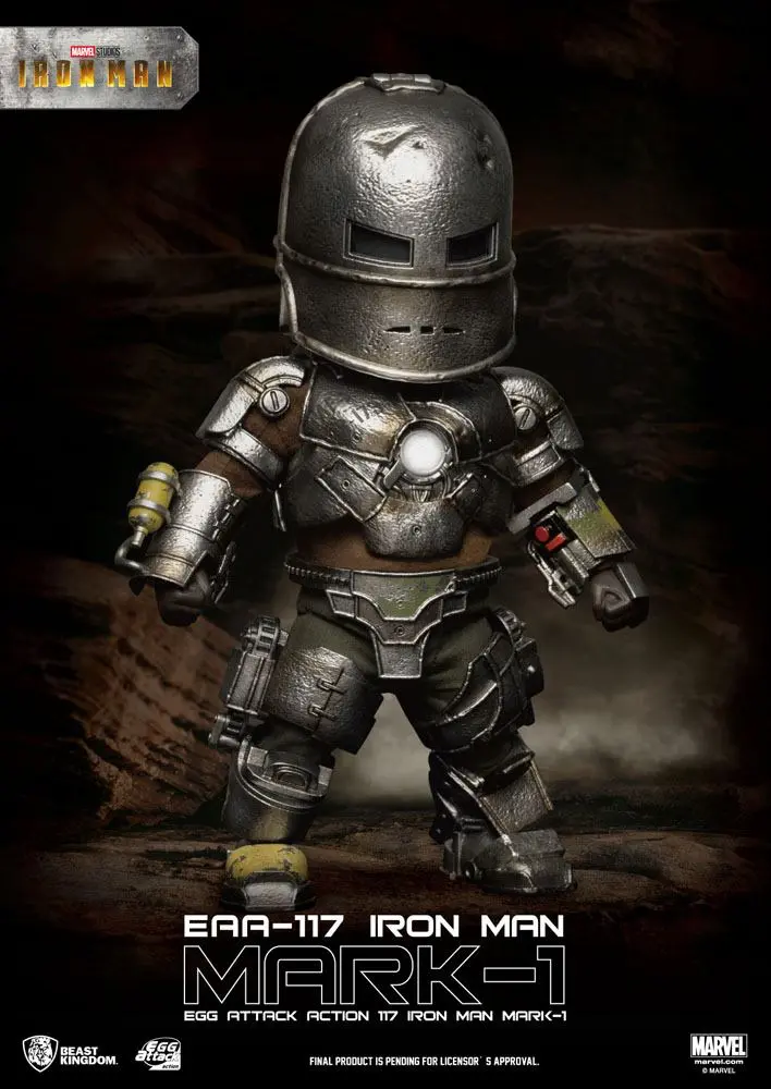 Marvel Egg Attack akciófigura Iron Man Mark I 16 cm termékfotó
