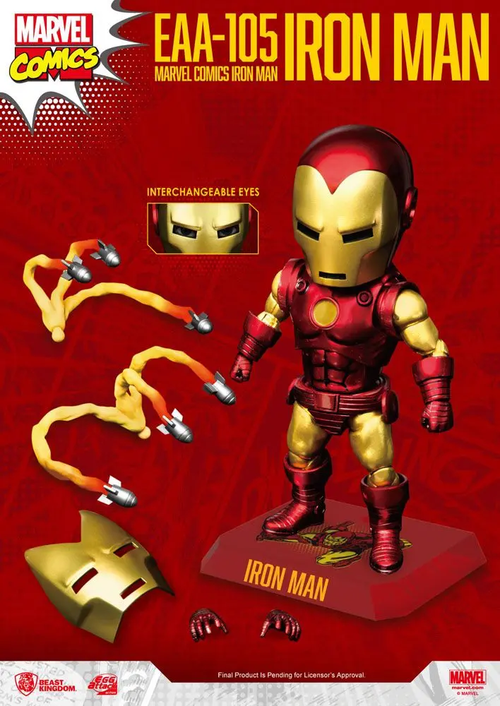 Marvel Egg Attack Iron Man Classic Version akciófigura 16 cm termékfotó