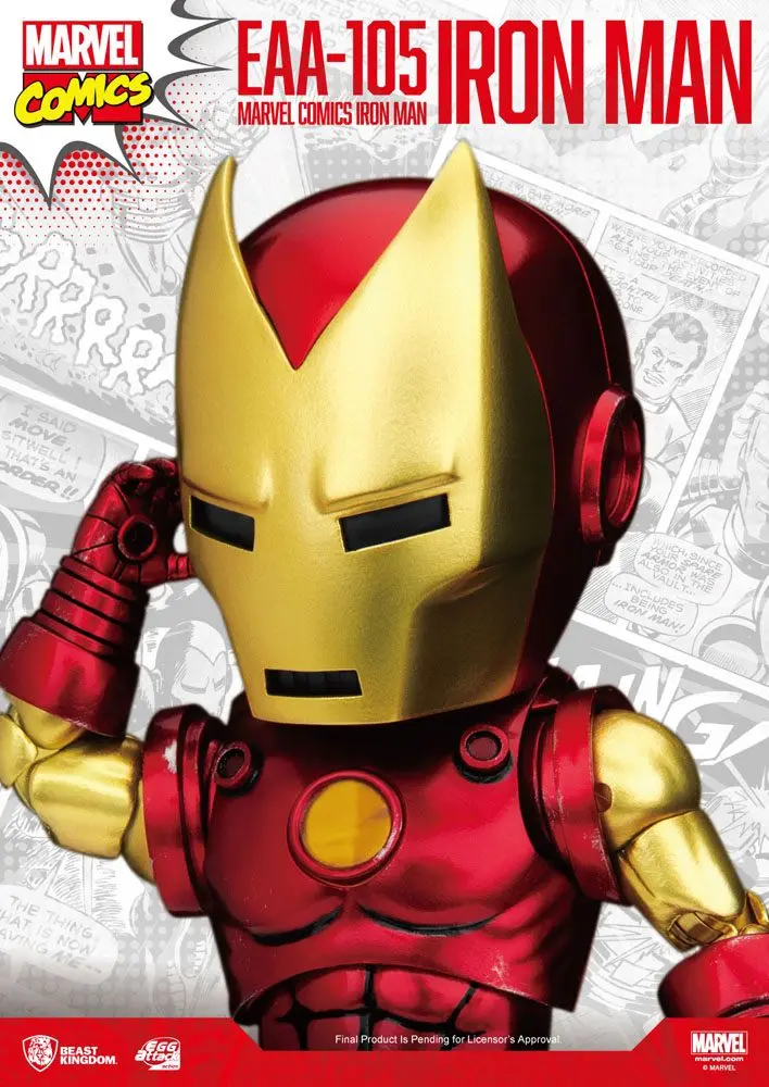 Marvel Egg Attack Iron Man Classic Version akciófigura 16 cm termékfotó