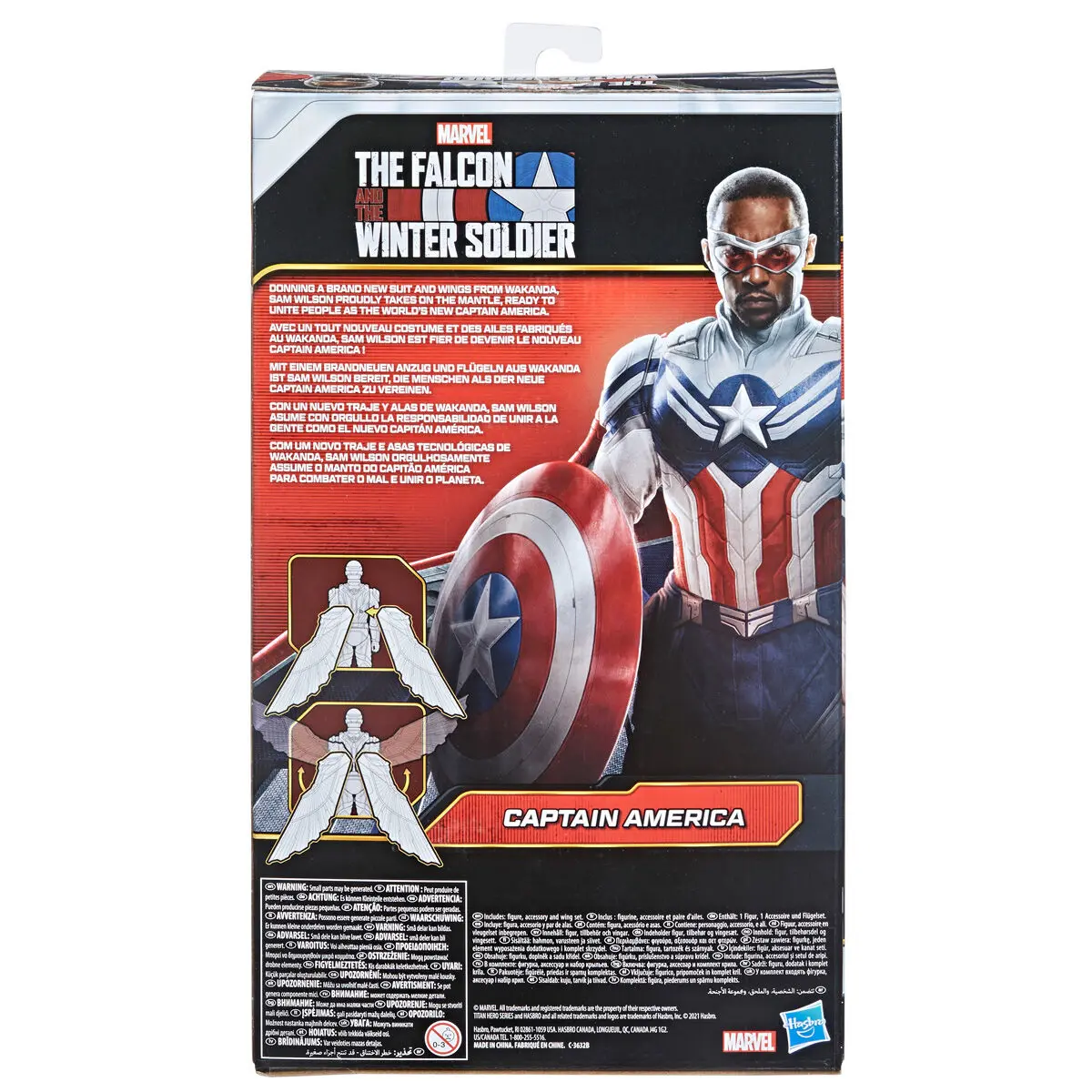 Marvel Falcon and the Winter Soldier Amerika Kapitány titan figura 30cm termékfotó