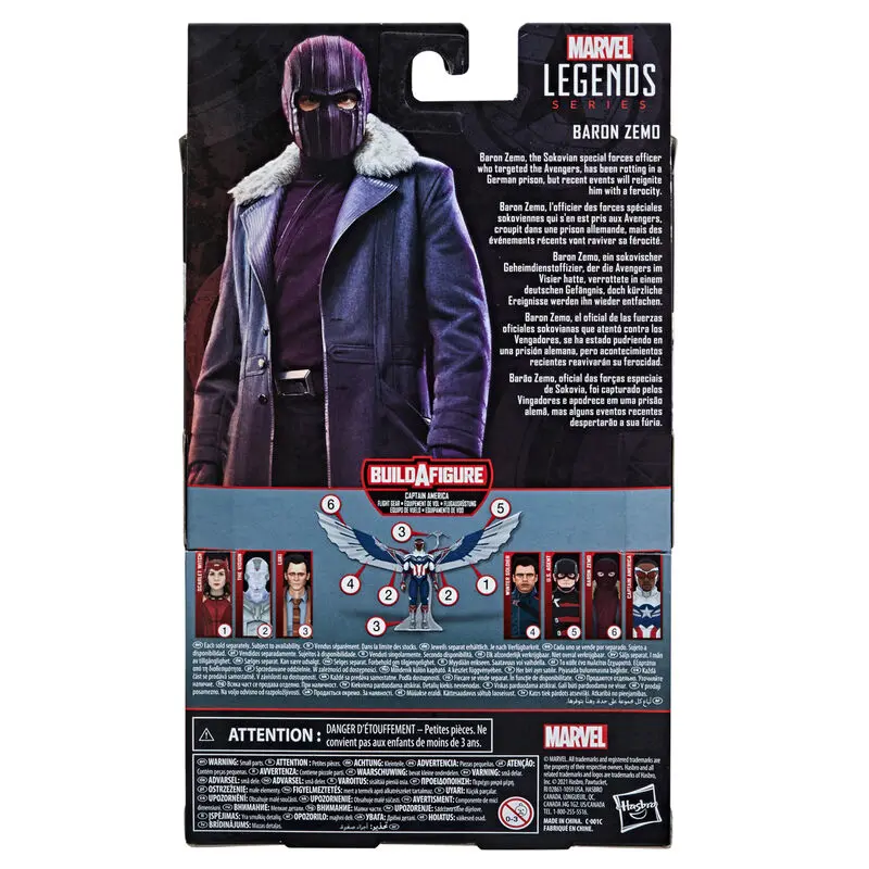 Marvel Falcon and the Winter Soldier Baron Zemo figura 15cm termékfotó