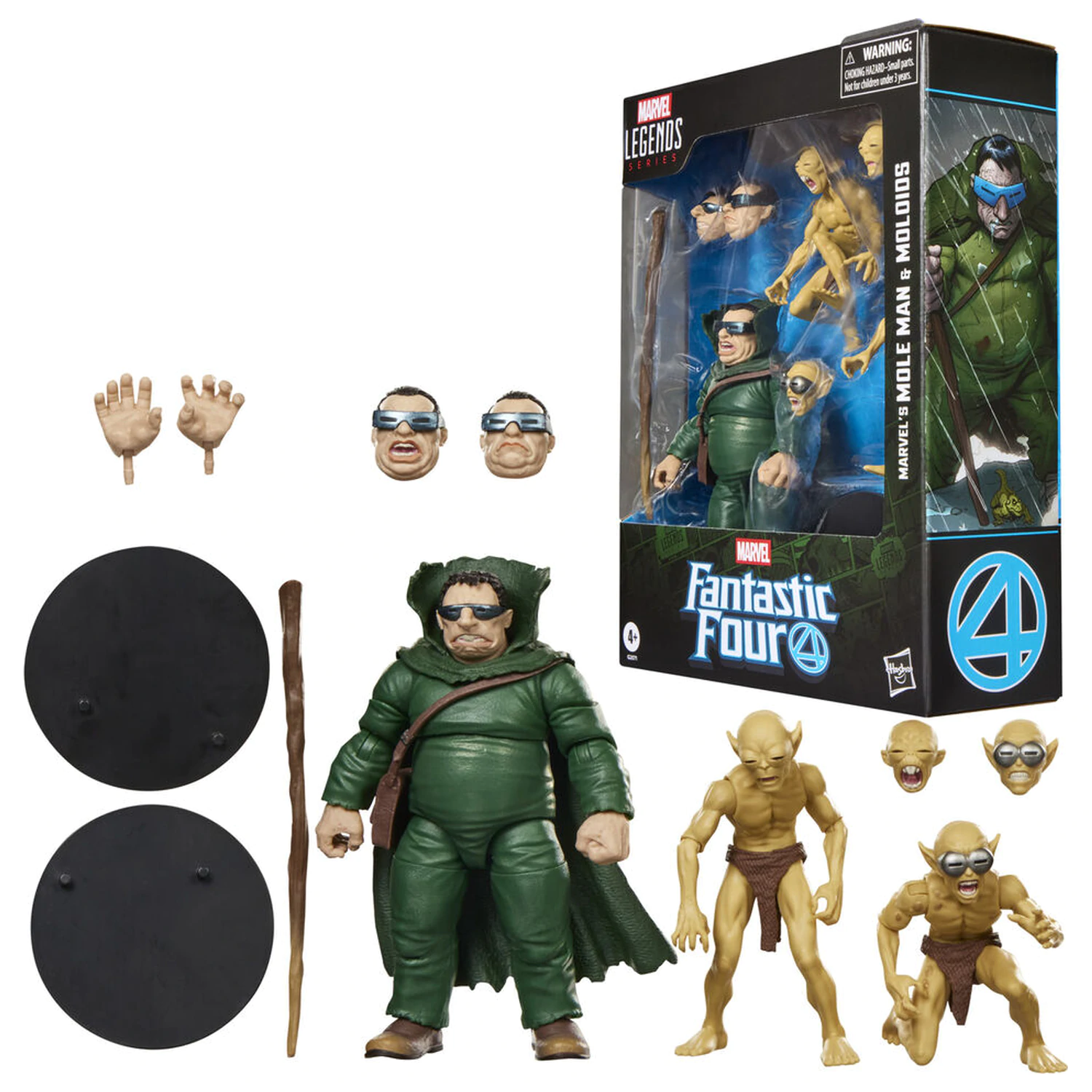 Marvel Fantastic Four Marvels Mole Man & Moloios figura csomag 15cm termékfotó