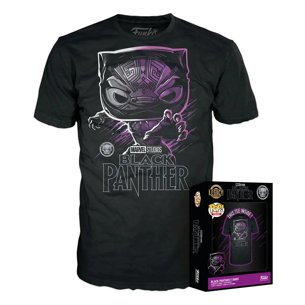 Marvel Funko Boxed Tee Black Panther póló termékfotó
