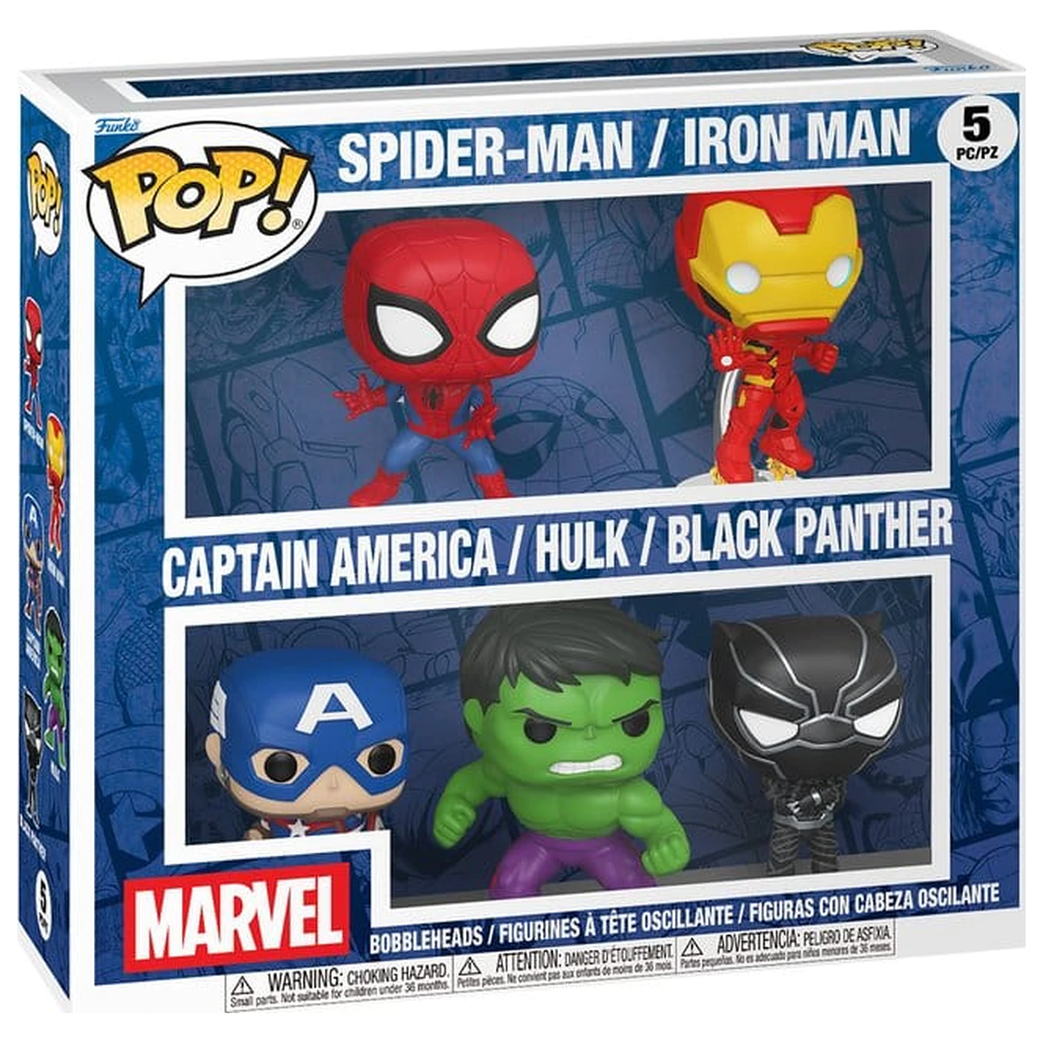 Marvel Funko POP! 5db-os figura csomag Bundle 9 cm termékfotó