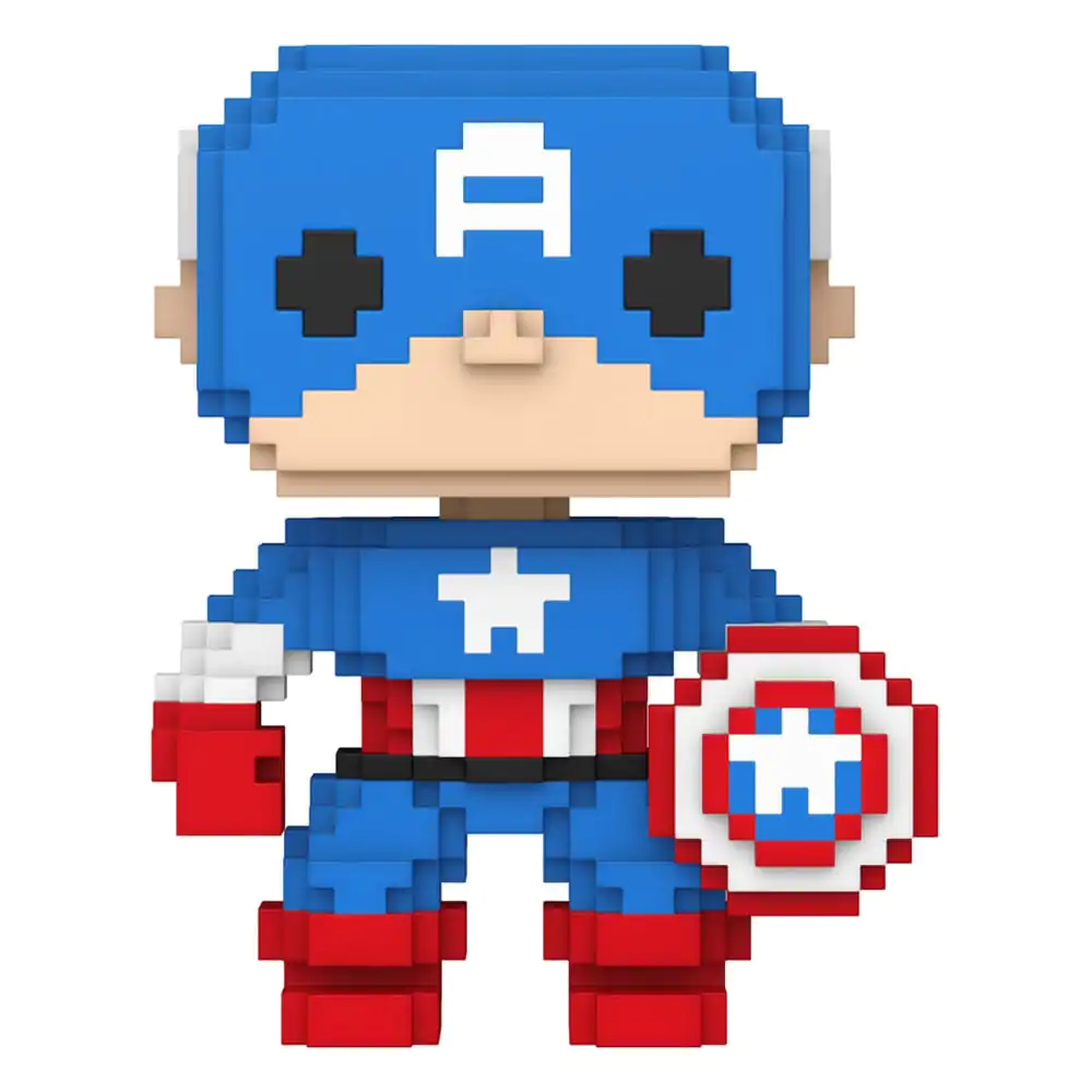 Marvel Funko POP! 8-Bit Vinyl figura Amerika Kapitány 9 cm termékfotó